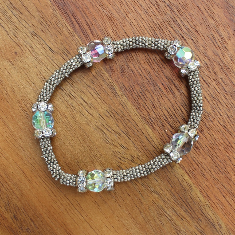 Silver & Crystal Bracelet